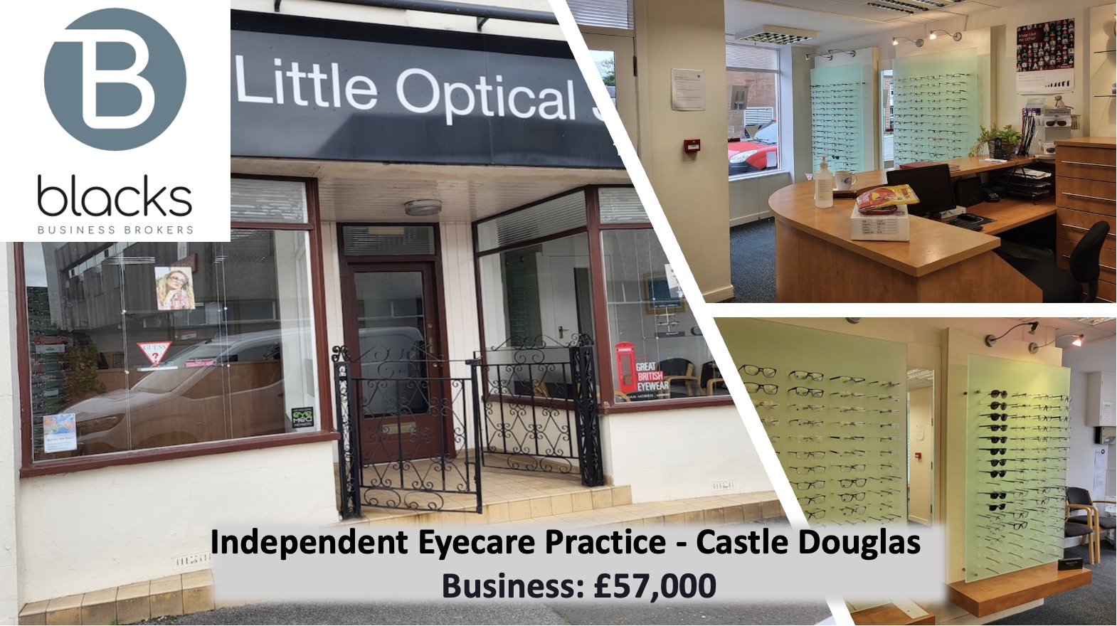 Blacks Brokers are pleased to bring to the market this independent eyecare practice located in Castle Douglas, Dumfries and Galloway.