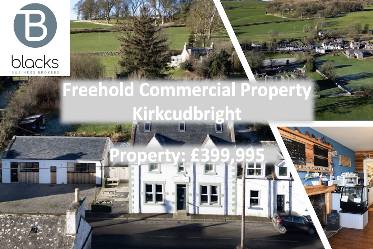Blacks Brokers are pleased to bring to the market this freehold commercial property located in Dundrennan, Kirkcudbright.